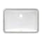 Ruvati 19"x13" Undermnt Bthrm Vanity Sink Wht Rectangular Ceramic W/ Overflow RVB0721 - alternate 2